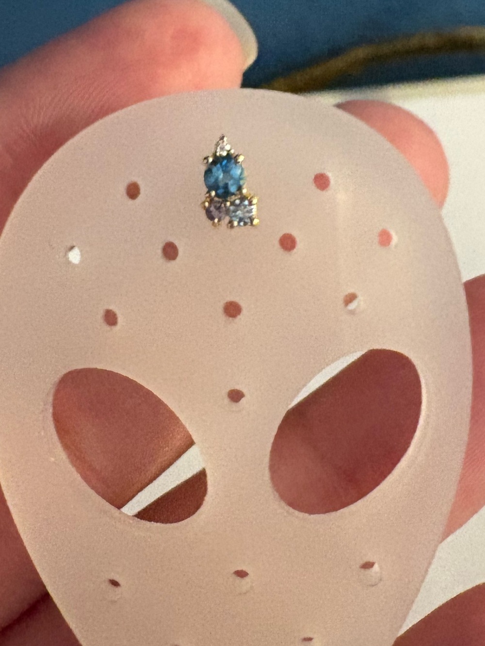 14K Solid Gold London Blue Topaz Swiss Blue Topaz